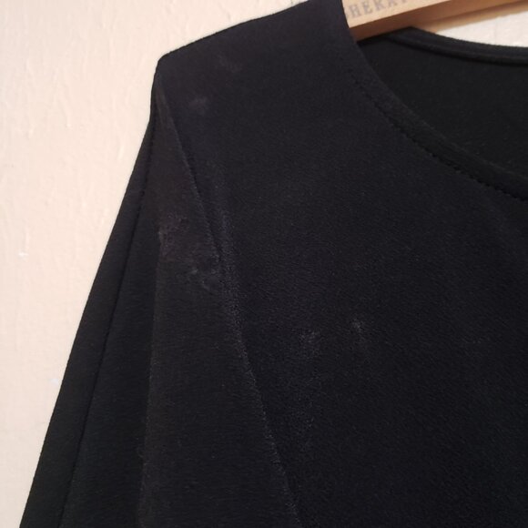 NWT Black Asymmetrical Hem Dress Size PM - Picture 5 of 12